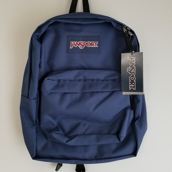 jansport superbreak backpack navy